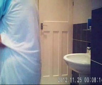Hidden cam in bath room finally caught my cute mom nude !! - 1 min 9 sec