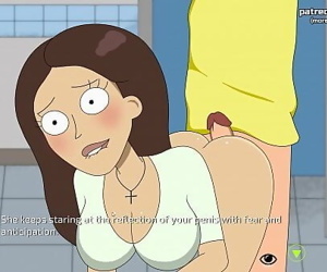 Petite teen with a nice big ass gets her first anal with a creampie l My sexiest gameplay moments l Rick and Morty: A..