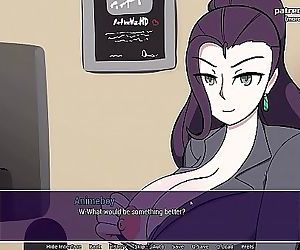 Niedlich Anime nerdy teen bekommt einige Cum in Ihr Dirty Mund Durch ein Herrlichkeit Loch l Meine Sexy gameplay Momente l
